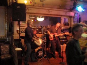 Toby, Terry and Joel Rippin it up on stage!