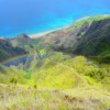 Beautiful Valley with Rainbow